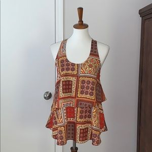 S Judith March layered Razorback top. Worn once.